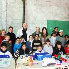 El Intendente Hernando visitó el Taller de Arte y Literatura