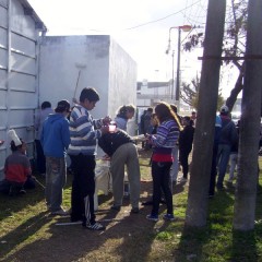 Se desarrolló la Pintada Solidaria