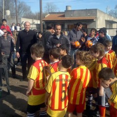 Quedó inaugurada la canchita de fútbol del Barrio La Paz