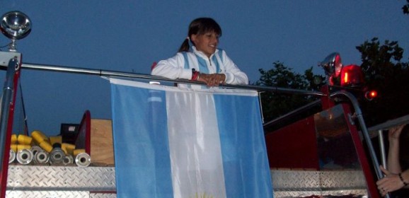 Daireaux recibió a Lourdes Carlé, Campeona Sudamericana