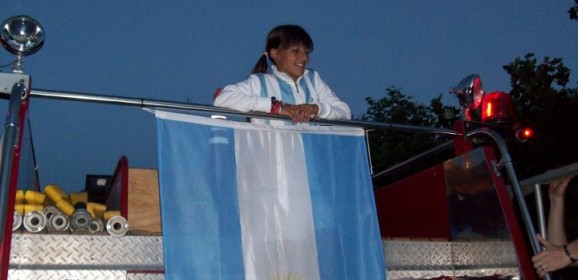 Daireaux recibió a Lourdes Carlé, Campeona Sudamericana