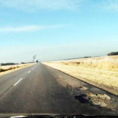 RUTA 65: EL MUNICIPIO REALIZA TAREAS DE BACHEO