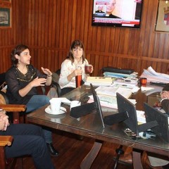 El Intendente Hernando se reunió con la presidente del Consejo Escolar