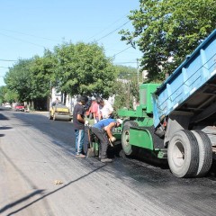 Avanzan los trabajos de repavimentación