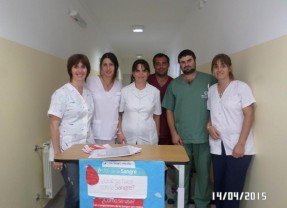 Campaña de donacion de sangre en Salazar